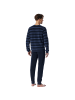 Schiesser Pyjama in Dunkelblau