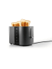 Gourmet Maxx Toaster 2 Scheiben Kurzschlitz 800W anthrazit mit Touch-Display grau