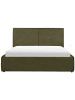 Beliani Doppelbett MOISSAC in Grün/Schwarz - (W) 177 x (H) 108 x (L) 224 cm