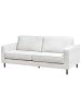 Beliani 3-Sitzer Sofa SAVALEN in Weiß/Schwarz - (W) 204 x (H) 87 x (L) 91 cm