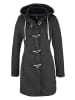 Polarino Strickfleecejacke in anthrazit