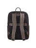 DuDu Sydney Daypack Leder 42 cm Laptopfach in coffee