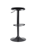 FineBuy Barstuhl in Schwarz / Metall / 40x40x79