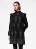 Pieces Kleid mit langen Ärmeln in Black