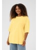 Cream T-Shirt kurzarm CROkina Baggy fit in Mellow Yellow