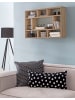 FineBuy Wandregal in Grau / Spanplatte / 75x16x51