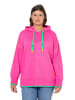 LAURASØN Sweatshirt in neon fuchsia