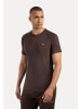 SMILODOX T-Shirt Thilo in Braun