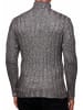 Rusty Neal Clubwear Stehkragen Strick Pullover in Schwarz