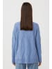 Finn Flare Langarmpullover Rippstrick in light blue