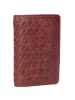 mano Don Luca Kreditkartenetui Leder 8 cm cognac