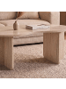 CALICOSY Couchtisch MOSS in Travertin - (W)110  x (H)40  x (L)60 cm