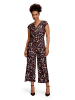 BETTY & CO Jumpsuit kurzarm in Brown/Nature