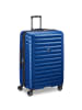 Delsey Shadow 5.0 4 Rollen Trolley 82 cm mit Dehnfalte in blau