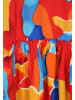 IZIA Women Skirt in red multicolor