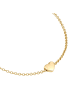 Rafaela Donata Armband Herz aus Sterling Silber in gelbgold
