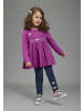 Kidsworld Langarmshirt & Leggings in beere/marine