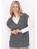 usha WHITE LABEL Damen Pullunder in Anthrazit Melange