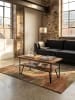 KADIMA DESIGN Couchtisch Wohnzimmertisch | Sheesham, 90x50x40cm, Stauraum