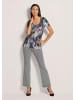 MADELEINE Printshirt mit U-Boot-Ausschnitt in schwarz / multicolor / petrol