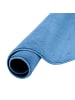 Snapstyle Luxus Super Soft Hochflor Langflor Teppich Deluxe Rund in Blau
