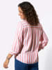 WITT WEIDEN Bluse in flamingo-weiß-gestreift