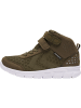 Hummel Sneaker High Crosslite Mid Tex Jr in DARK OLIVE