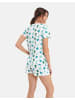 Threadbare Schlafanzug Skye S/S top and Short PJ set in Mehrfarbig