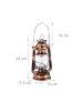 relaxdays 2x Sturmlaterne LED in Kupfer