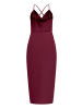 Vera Mont Abendkleid mit Raffung in Deep Dahlia