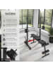 tectake Squat Rack Apollo bodenschonende Kunststoffkappen, inklusive 2 Aufnahmen für Han