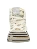 Rebecca White Sneaker High in silber