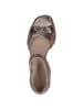 Caprice Sandalette in TAUPE METALLIC