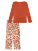 Schiesser Pyjama Selected Premium in terracotta
