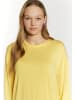 myMo Damen Strickpullover in Hellgelb