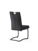 B&D Home 2er-Set: Esszimmerstuhl SOFIA in Anthrazit - (B)48 x (H)96 x (T)60 cm