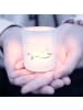 Mr. & Mrs. Panda Kerzen Windlicht Einhorn Sternenhimmel ohne Spruch in Transparent