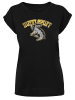 F4NT4STIC T-Shirt Harry Potter Hufflepuff Sport Emblem in schwarz