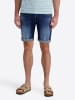 Timezone Slim Fit Shorts Unifarben Klassische Taschen in Blau
