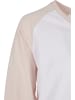 Urban Classics Urban Classics Damen Girls Contrast Raglan Longsleeve in white/pink