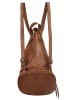 Samantha Look Rucksack echt Leder in cognac