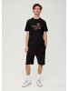 s.Oliver T-Shirt kurzarm in Schwarz