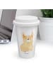 Mr. & Mrs. Panda To Go Becher Corgie ohne Spruch in Weiß