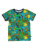 Småfolk T-Shirt Jungle in ocean blue