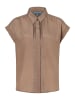 More & More hauchzarte Bluse,  Rüschen & Zierstickerei in ginger brown