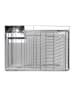 relaxdays Abtropfgestell in Silber- (B)48 x (H)33 x (T)12 cm