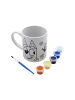 Bluey Tasse 240ml zum Bemalen Set mit 5 Farben und Pinsel