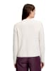 BETTY & CO Strickpullover mit Struktur in Bright Cream Melange