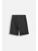 Coccodrillo Baumwoll-Trainingsshorts in schwarz
