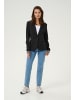 Kaffe Blazer Kinnie in Black/Silver Lurex Stripe